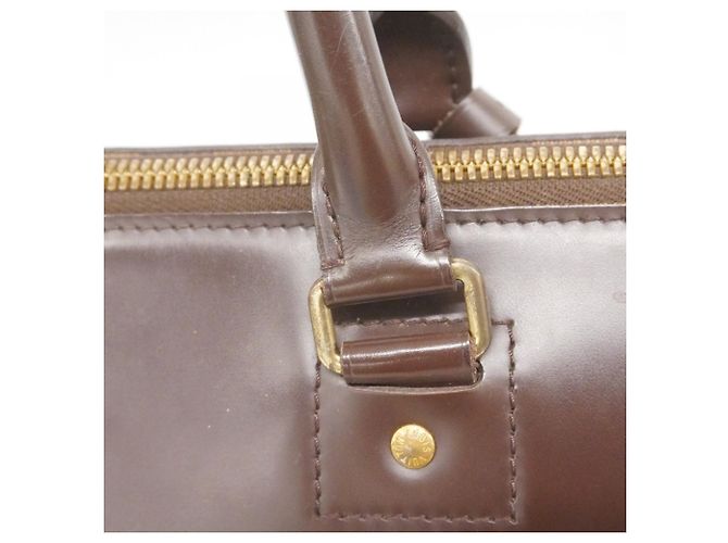 Borsa Boston Damier Greenwich PM Louis Vuitton in Ebano Damier ebene - vista 15