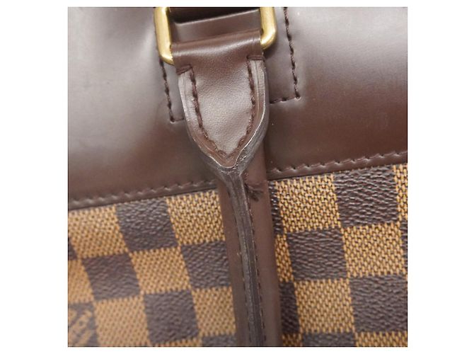 Borsa Boston Damier Greenwich PM Louis Vuitton in Ebano Damier ebene - vista 16