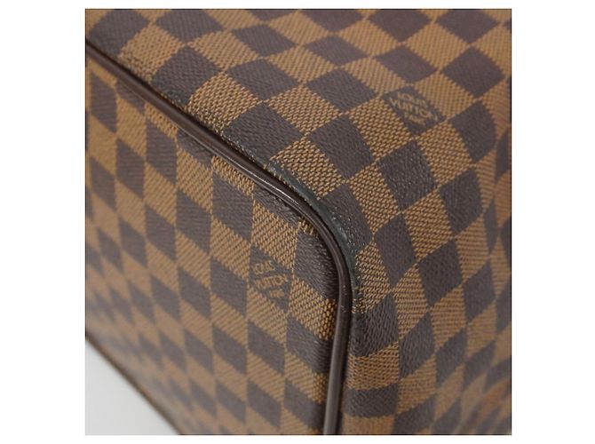 Borsa Boston Damier Greenwich PM Louis Vuitton in Ebano Damier ebene - vista 9