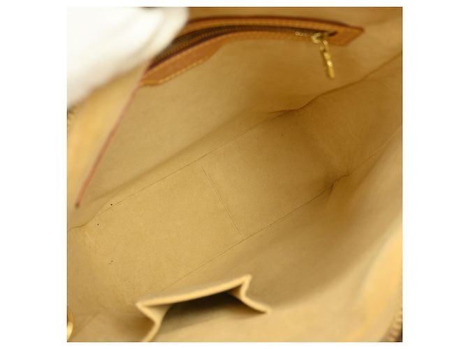 Borsa Looping Louis Vuitton in tela Monogram GM Marrone - vista 3