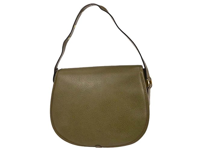 Gucci Vintage Leather Verde - vista 2
