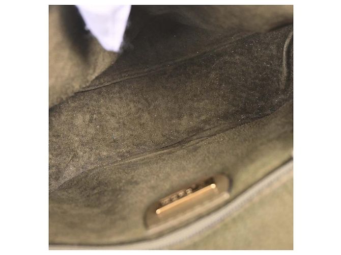 Gucci Vintage Leather Verde - vista 3