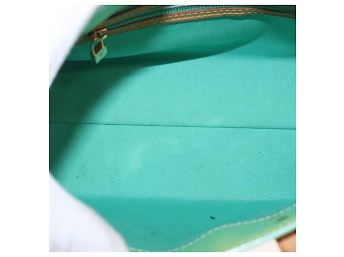 Borsa Reade Monogram Vernis PM di Louis Vuitton Verde - vista 5