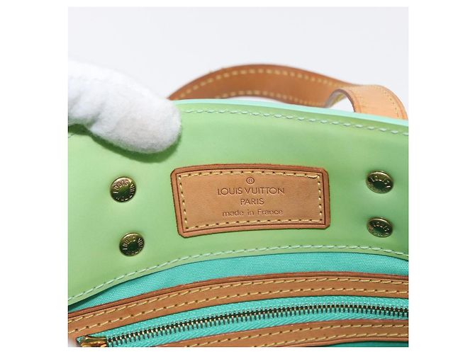 Borsa Reade Monogram Vernis PM di Louis Vuitton Verde - vista 6