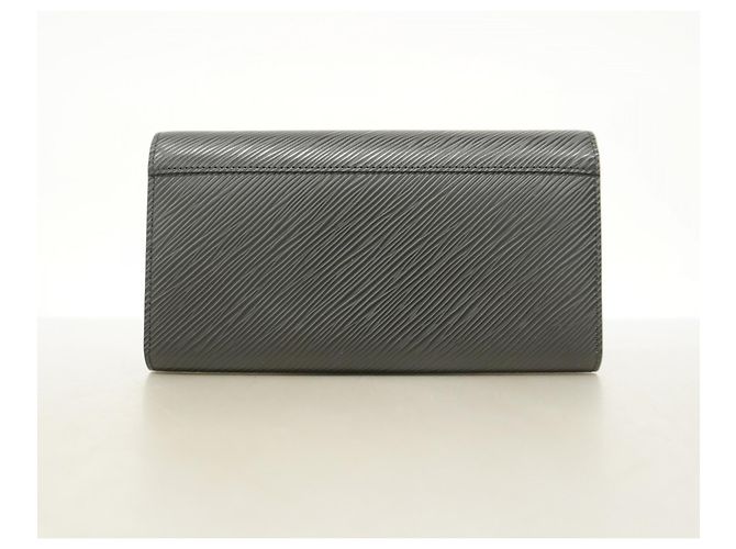 Cartera Larga Twist Epi Louis Vuitton Negro - vista 8