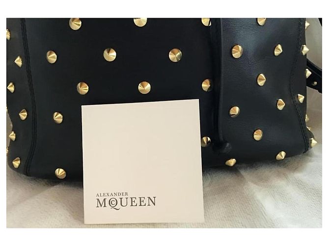 Zaino Alexander McQueen Nero - vista 2