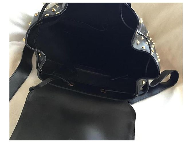 Zaino Alexander McQueen Nero - vista 3