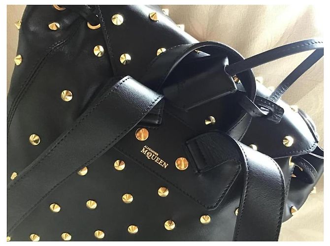 Zaino Alexander McQueen Nero - vista 5