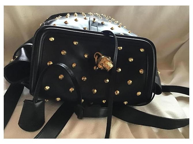 Zaino Alexander McQueen Nero - vista 7