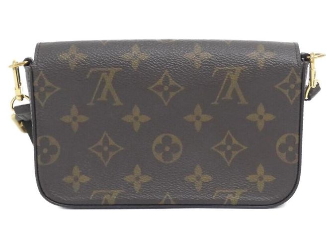 Louis Vuitton Monogram Multi Pochette Felicie M80091 Marrone Cachi Monogramma - vista 2