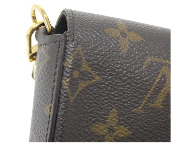 Louis Vuitton Monogram Multi Pochette Felicie M80091 Marrone Cachi Monogramma - vista 5
