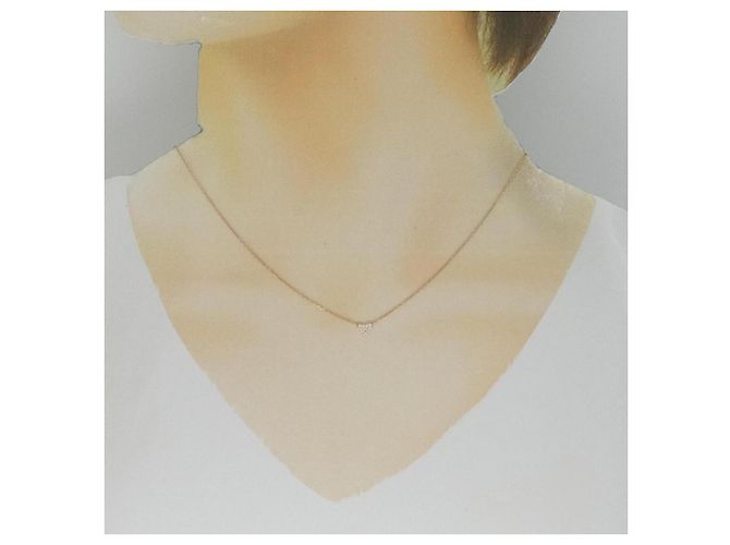 Autre Marque Collana AHKAH Au750 Diamond Rosa - vista 6
