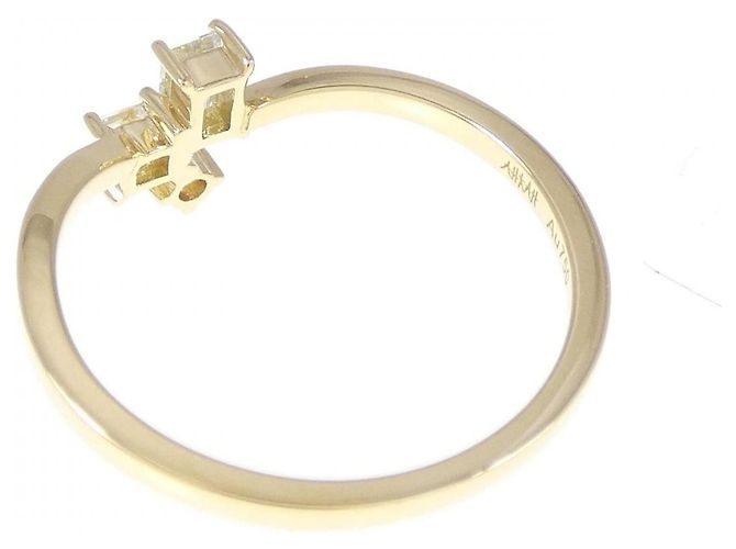 Autre Marque AHKAH Mosaic Solana 750 Gelbgold Diamantring Golden - Ansicht 3
