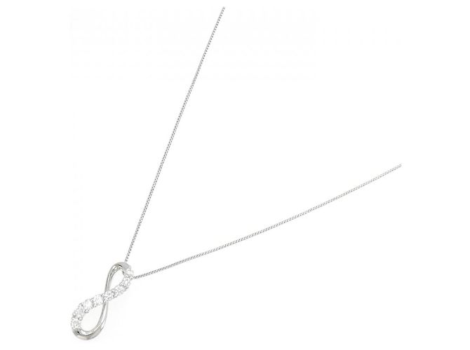 Autre Marque Collana di diamanti Vendome Pt950 Argento - vista 2