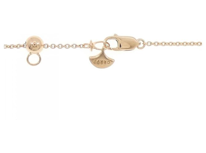 Collana Graff Double Butterfly Silhouette 750 Oro Rosa e Zaffiro - vista 5