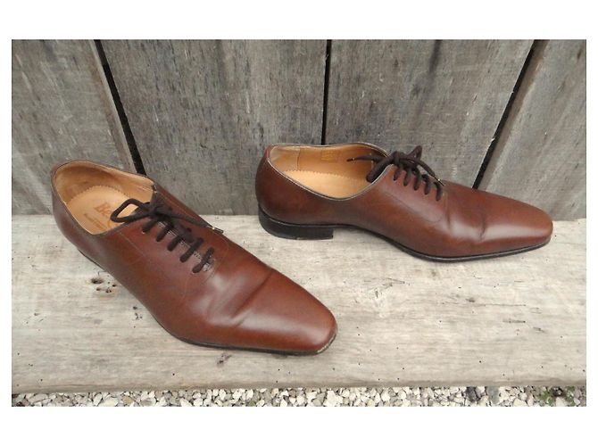 Autre Marque Scarpe Derby Bexley Newbury in pelle marrone - vista 2