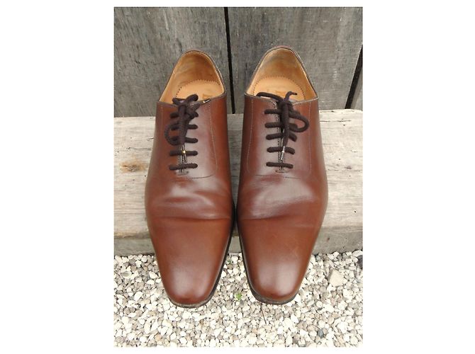 Autre Marque Scarpe Derby Bexley Newbury in pelle marrone - vista 3