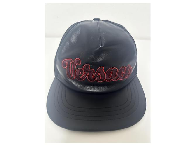 Cappellino Trucker Blu Versace Nero Bordò Blu scuro - vista 2