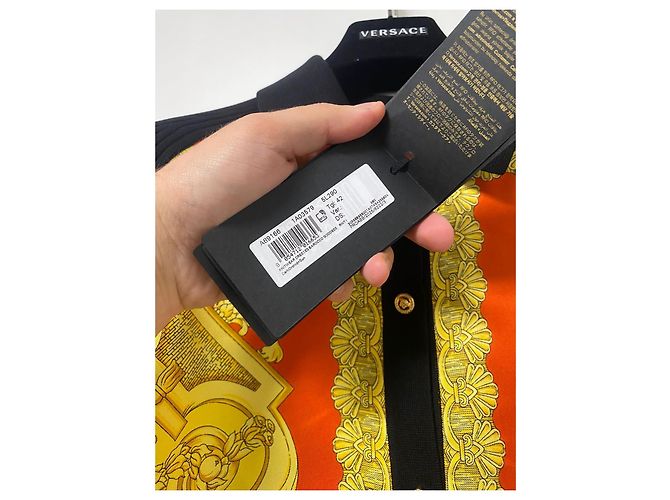 Versace Barocco Goddess Strickkleid Mehrfarben - Ansicht 6