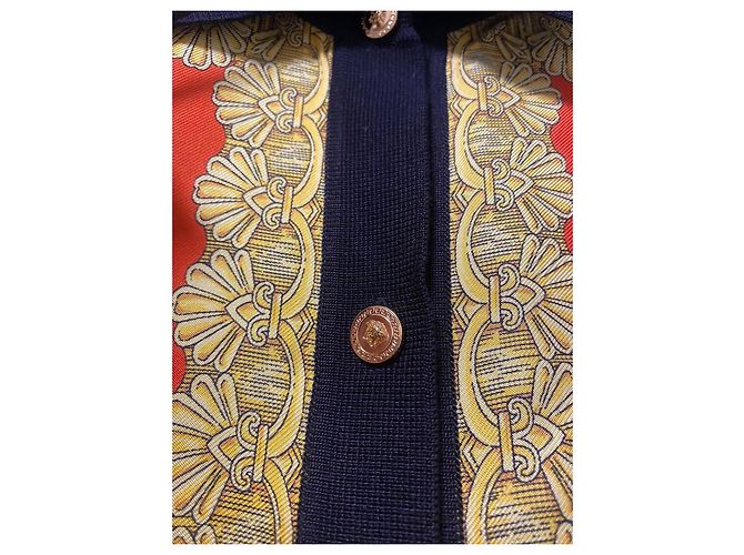 Versace Barocco Goddess Strickkleid Mehrfarben - Ansicht 8