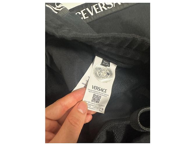 Versace Black Sweatpants White - view 8