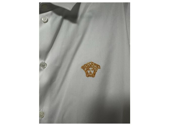 Weißes Formelles Hemd von Versace Golden - Ansicht 5