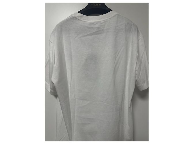 T-shirt Bianca Versace Bianco Blu navy - vista 9
