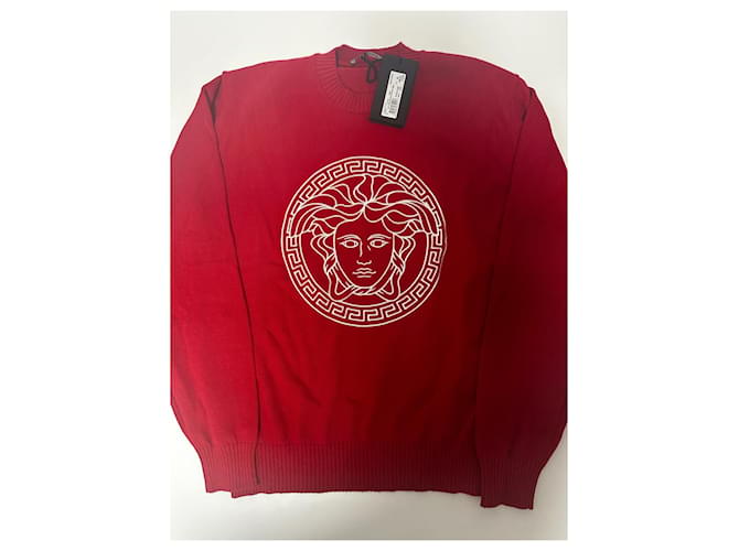 Roter Sweatshirt von Versace Weiß - Ansicht 2