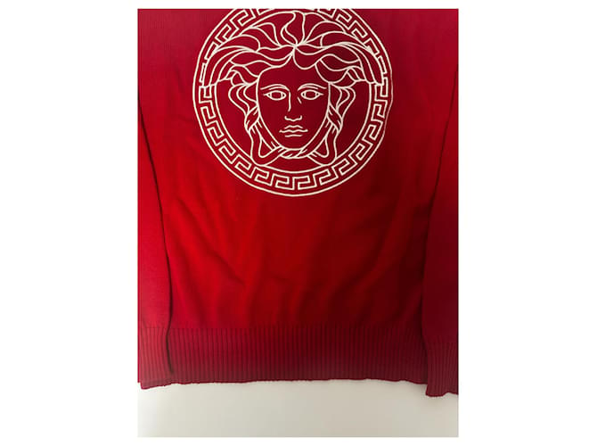 Roter Sweatshirt von Versace Weiß - Ansicht 6
