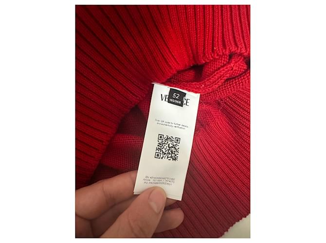 Roter Sweatshirt von Versace Weiß - Ansicht 7