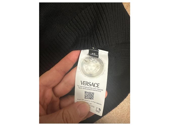 Moletom com logo Versace Preto Verde - vista 6
