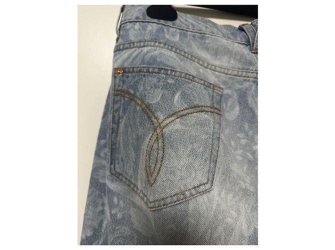 Jeans Versace All-Over Blu chiaro - vista 9