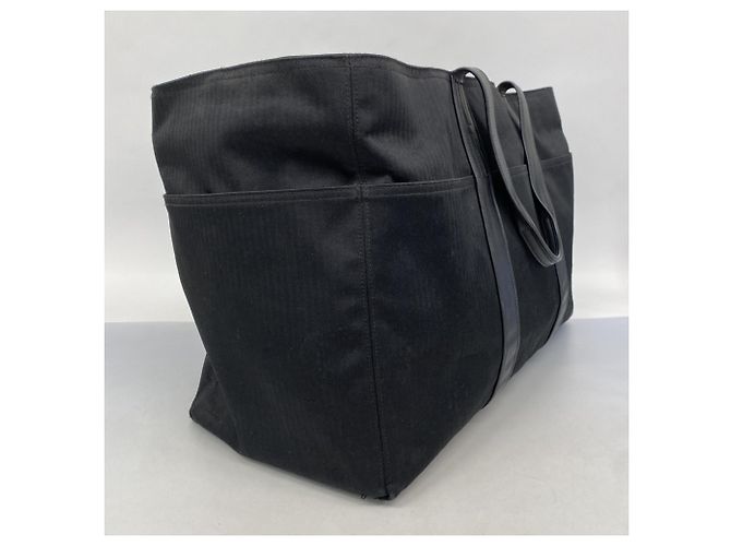 Borsa Boston Acapulco MM di Hermès in nylon nero - vista 2