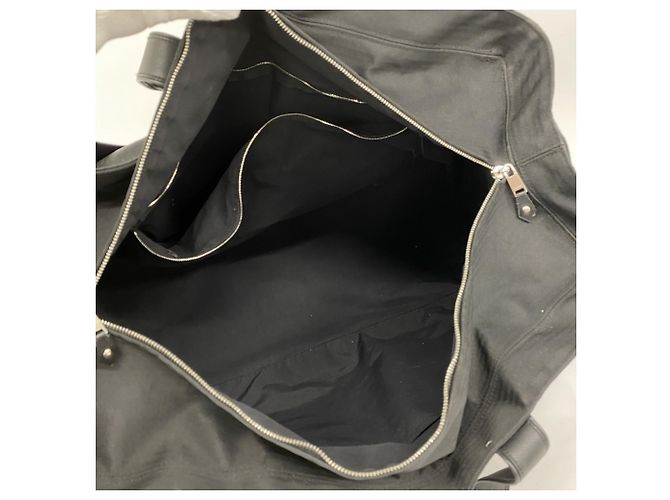 Borsa Boston Acapulco MM di Hermès in nylon nero - vista 4