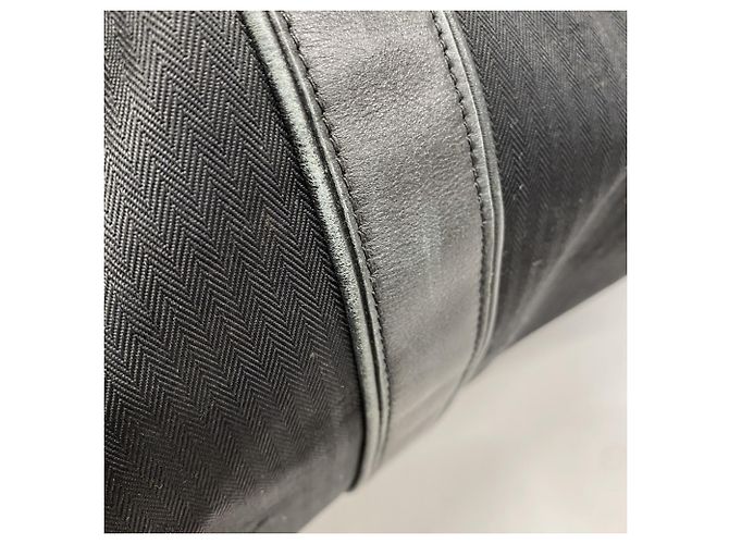 Borsa Boston Acapulco MM di Hermès in nylon nero - vista 8