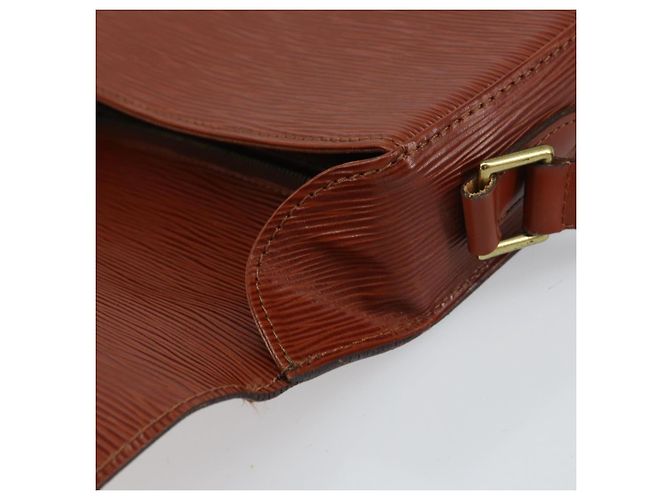 LOUIS VUITTON Borsa a Spalla Epi Saint Cloud GM Marrone M52193 LV Auth am10118 - vista 19