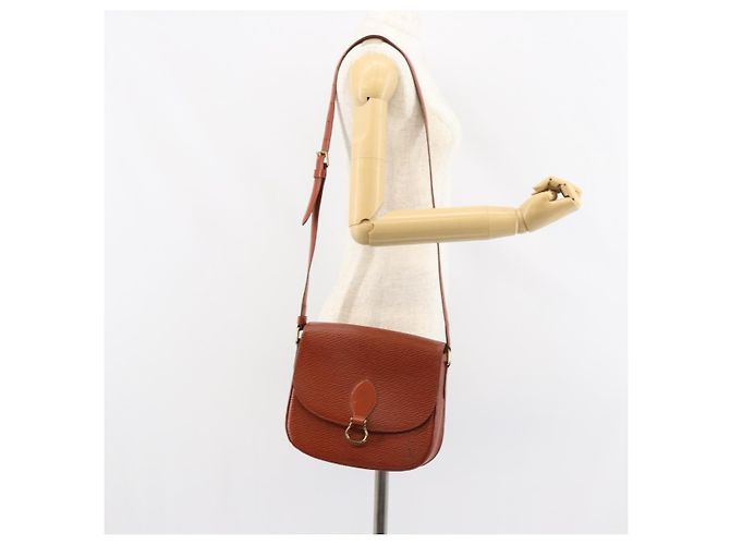 LOUIS VUITTON Borsa a Spalla Epi Saint Cloud GM Marrone M52193 LV Auth am10118 - vista 25