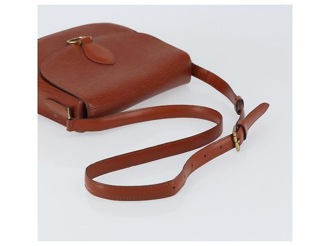 LOUIS VUITTON Borsa a Spalla Epi Saint Cloud GM Marrone M52193 LV Auth am10118 - vista 7