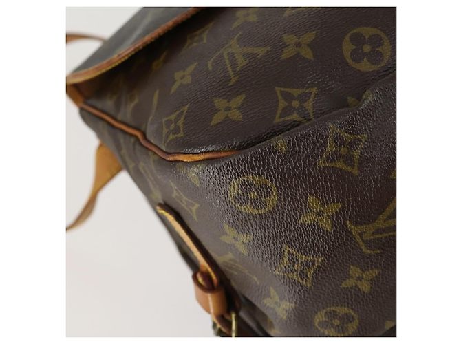 LOUIS VUITTON Borsa a Spalla Monogram Saumur 35 M42254 LV Auth ka1066 Monogramma - vista 17