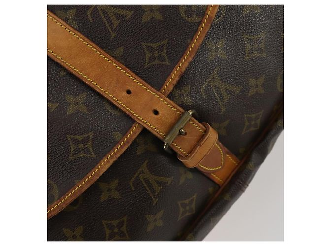 LOUIS VUITTON Borsa a Spalla Monogram Saumur 35 M42254 LV Auth ka1066 Monogramma - vista 24