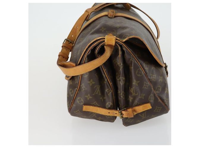 LOUIS VUITTON Borsa a Spalla Monogram Saumur 35 M42254 LV Auth ka1066 Monogramma - vista 4