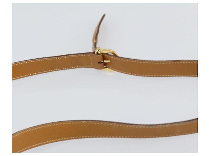 Gucci Borsa a Spalla Micro GG Supreme PVC Beige Oro Auth 160561 D'oro - vista 8