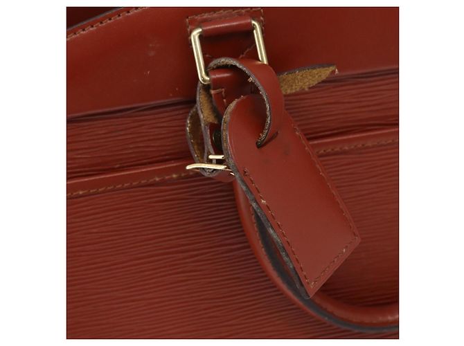LOUIS VUITTON Borsa a Mano Epi Riviera Marrone M48183 LV Auth 157305 - vista 19