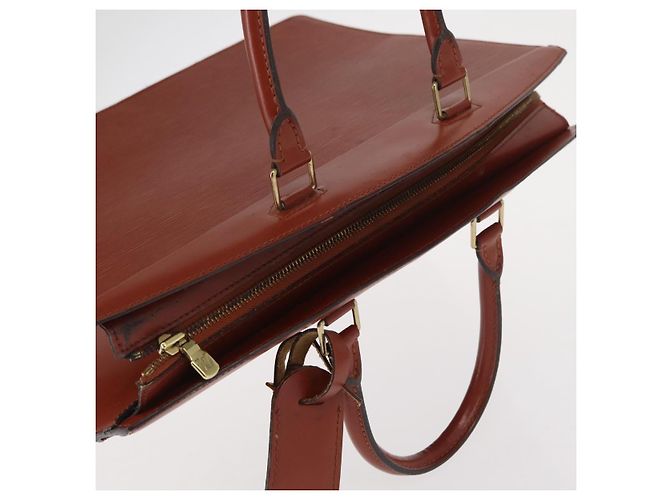LOUIS VUITTON Borsa a Mano Epi Riviera Marrone M48183 LV Auth 157305 - vista 6