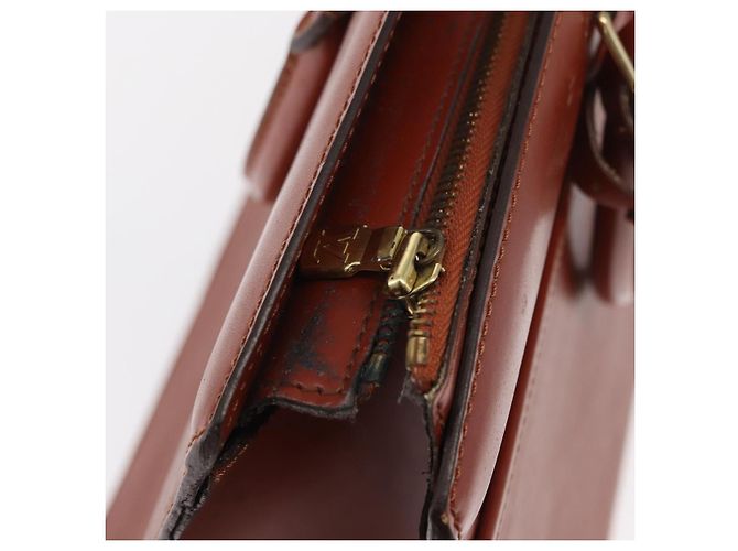 LOUIS VUITTON Borsa a Mano Epi Riviera Marrone M48183 LV Auth 157305 - vista 9