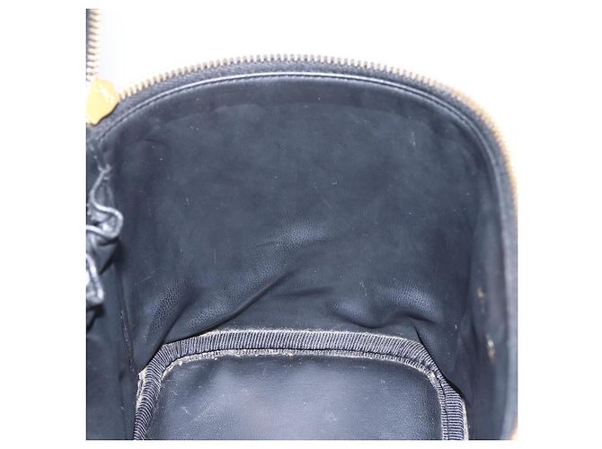 Pochette Vanity CHANEL in Pelle Caviar Nera Oro CC Auth bs31913 Nero D'oro - vista 17