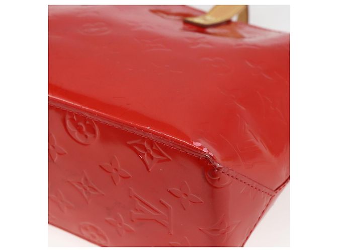 LOUIS VUITTON Monogram Vernis Reade PM Borsa a Mano Rossa M91088 LV Auth 158118 Rosso - vista 15