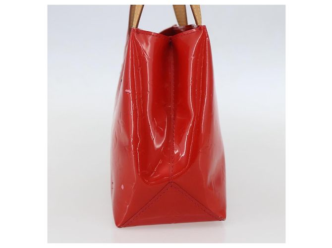 LOUIS VUITTON Monogram Vernis Reade PM Borsa a Mano Rossa M91088 LV Auth 158118 Rosso - vista 4