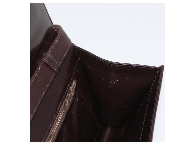 Céline Borsa a Spalla Celine C Sulky in Tela Marrone Oro Auth bs31808 D'oro - vista 19