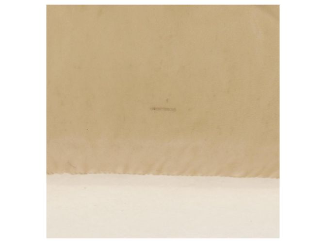 PRADA Borsa a Spalla con Catena Nylon Beige Argento Auth 160872 - vista 3